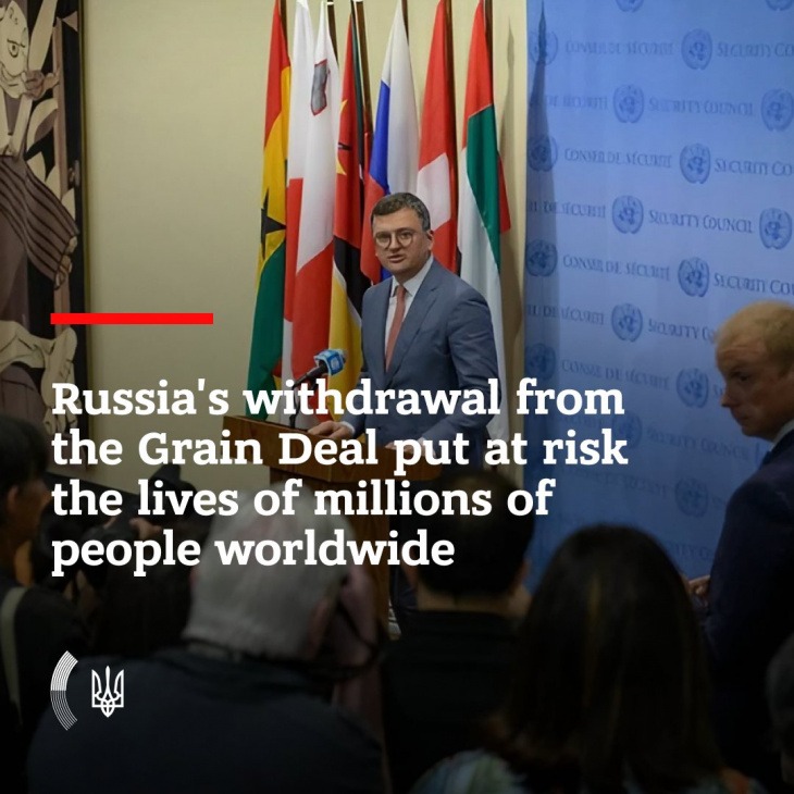 посольство україни у литовській республіці - міністр закордонних справ україни в оон закликав держави африки об’єднати зусилля задля гарантування продовольчого експорту з україни