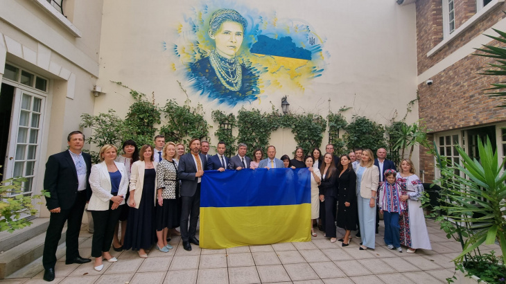 Drapeau De L'Ukraine Pièce Cosaque 2023 | Drapeau Ukrainien Azov Militaria Original